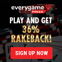 Online poker at Everygame